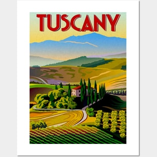 Tuscany Italy Travel and Tourism Advertising Print Posters and Art